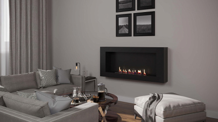 Настенный биокамин Decofire Vega L комплект