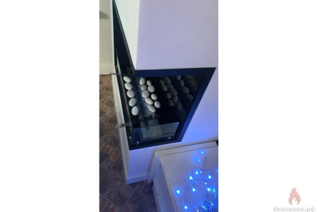 Угловой встраиваемый биокамин Firezo L'angolo Sinistro 1800